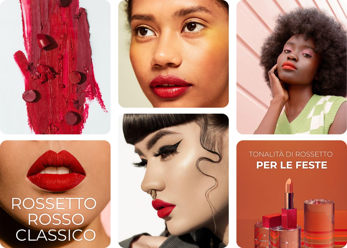 Gruppo di Pin con immagini relative a bellezza