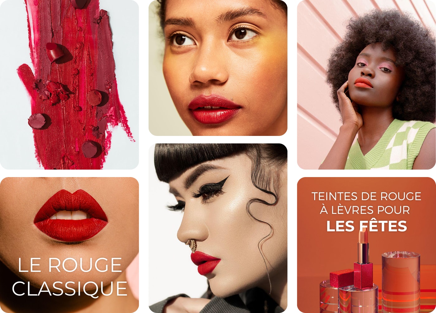 Groupe d’Épingles d’images beauté