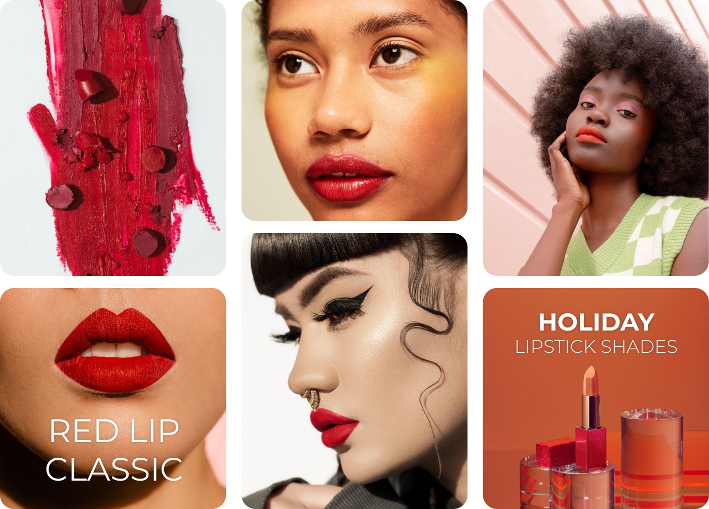 Pin cluster of beauty images