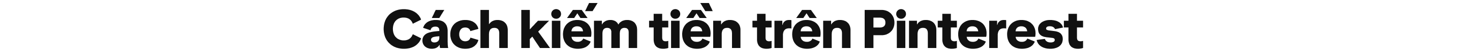 Cách kiếm tiền trên Pinterest