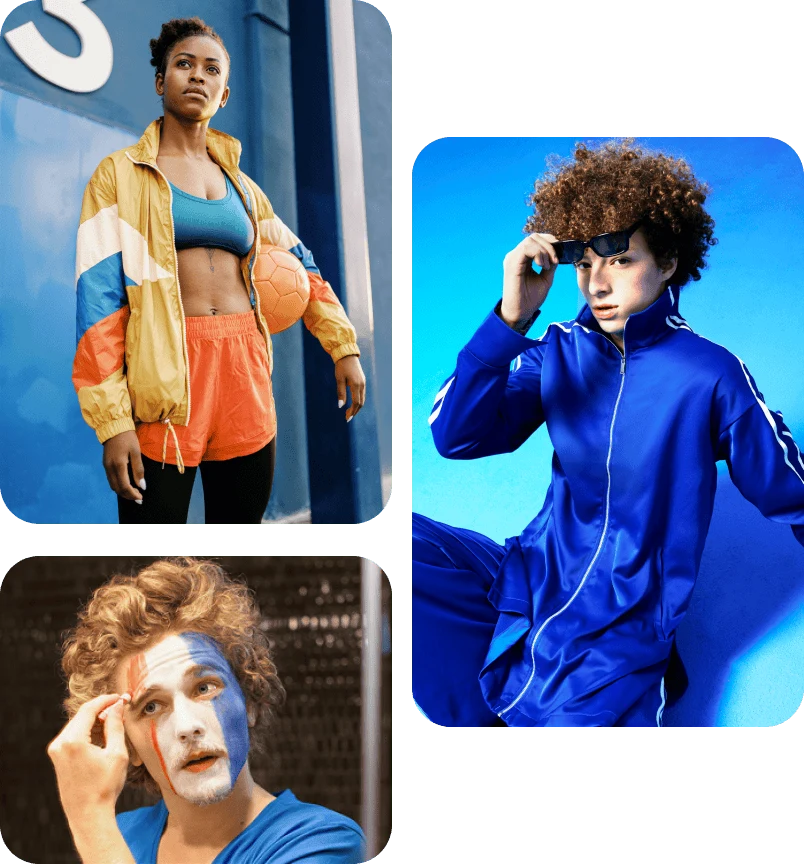 Pin grid of fashion, costume and makeup inspiration