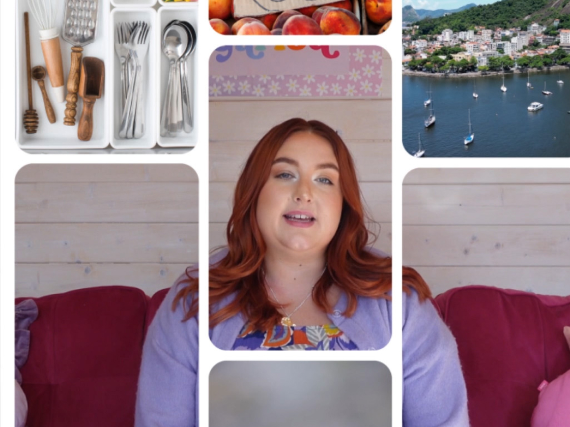 Pin grid showing creator Meg Garrod