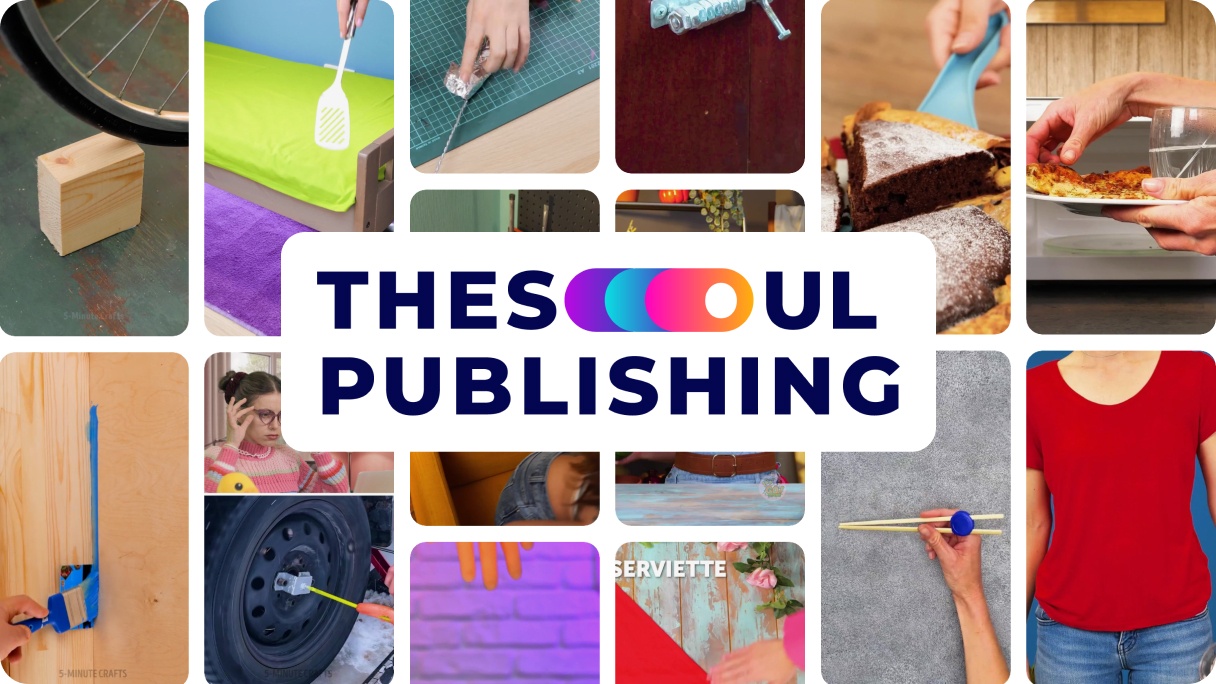 Logo for The Soul Publishing overlaid on Pin grid