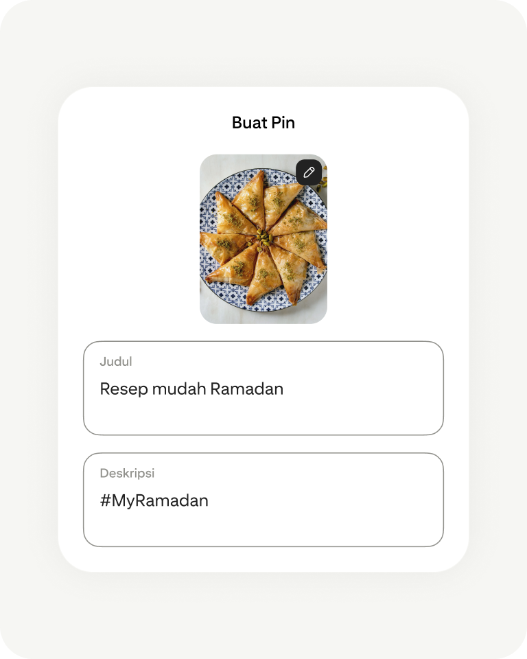 Pins showing Ramadan recipe ideas