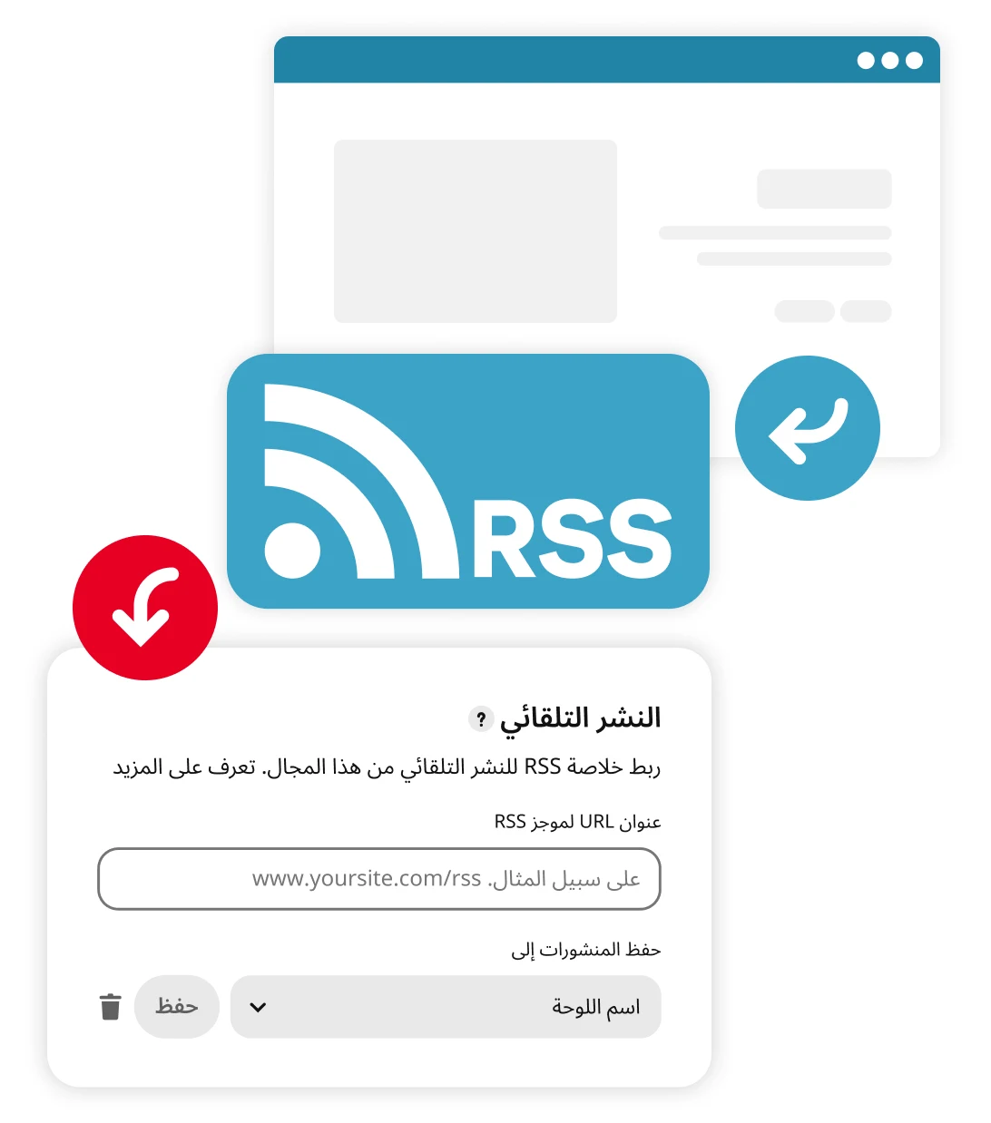 تحويل التدفق من موجز RSS إلى النشر التلقائي على Pinterest