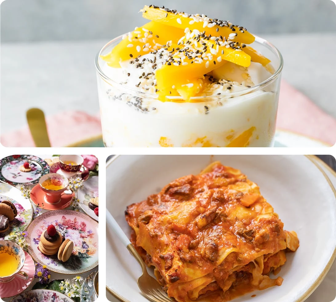 Pin grid featuring the latest food and drink trends