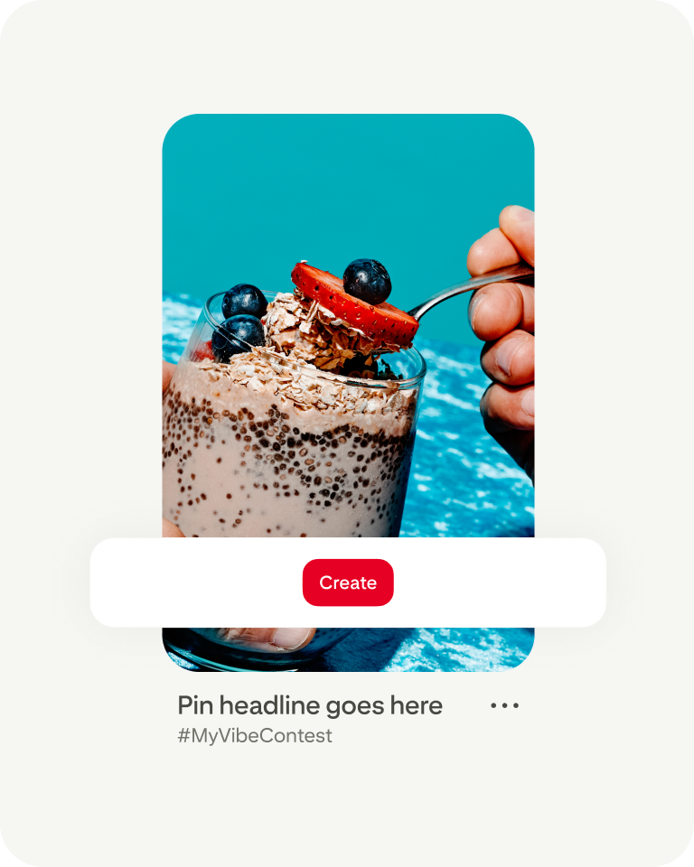 Create Pin screen