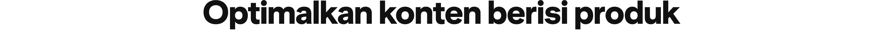Optimalkan konten berisi produk
