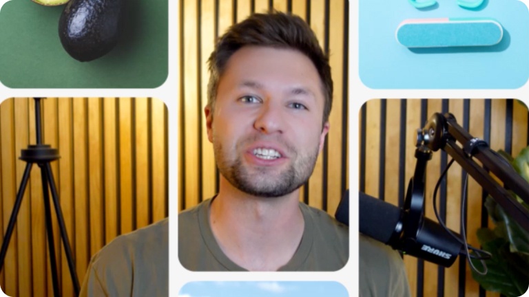 Pin grid of creator Corbin White