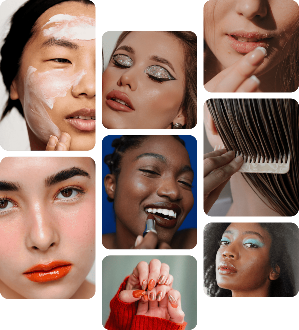 Images of beauty, makeup and skin care inspiration