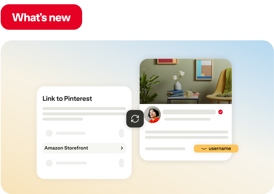 Amazon Storefront linking screens