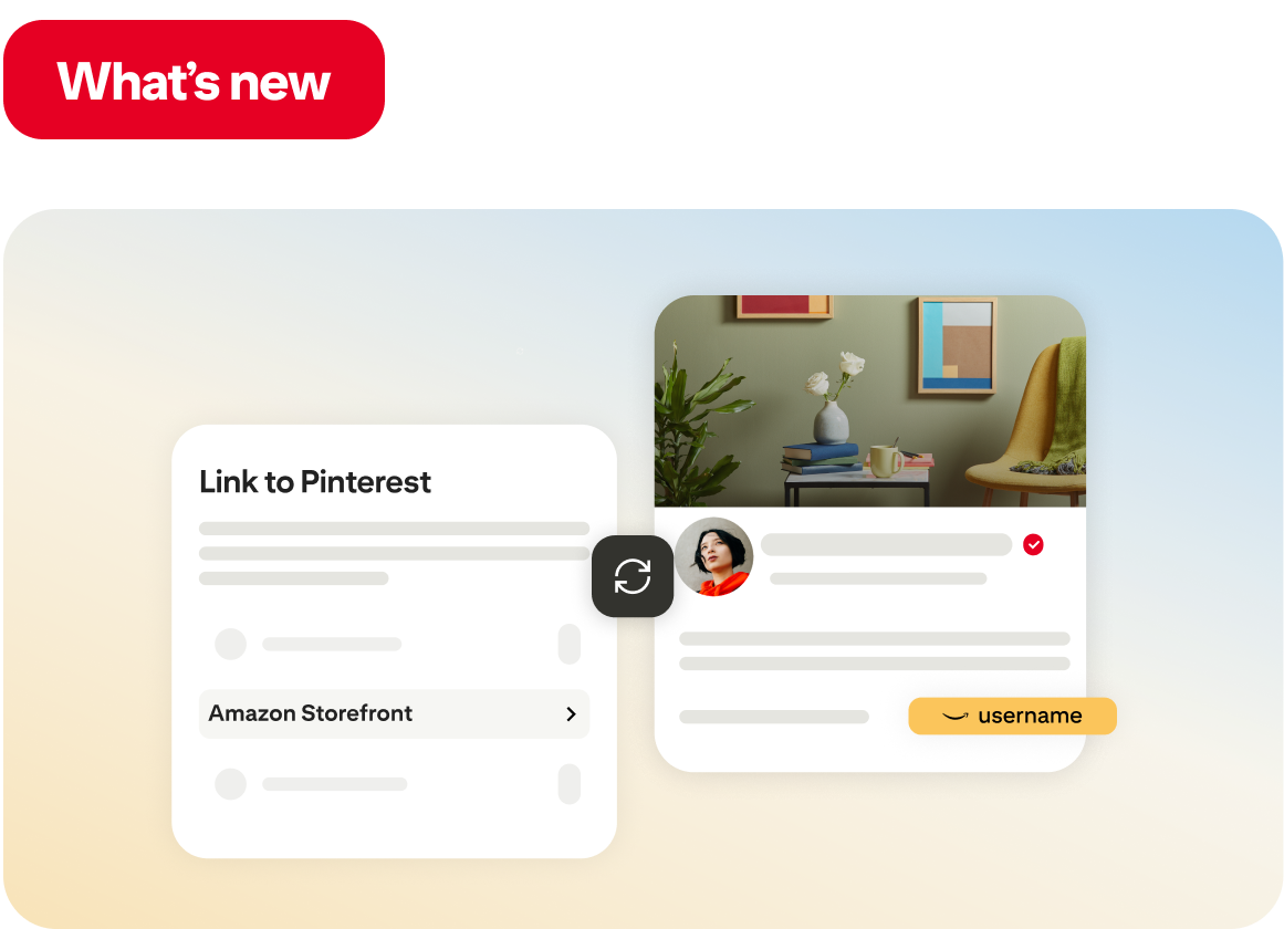 Amazon Storefront linking screens