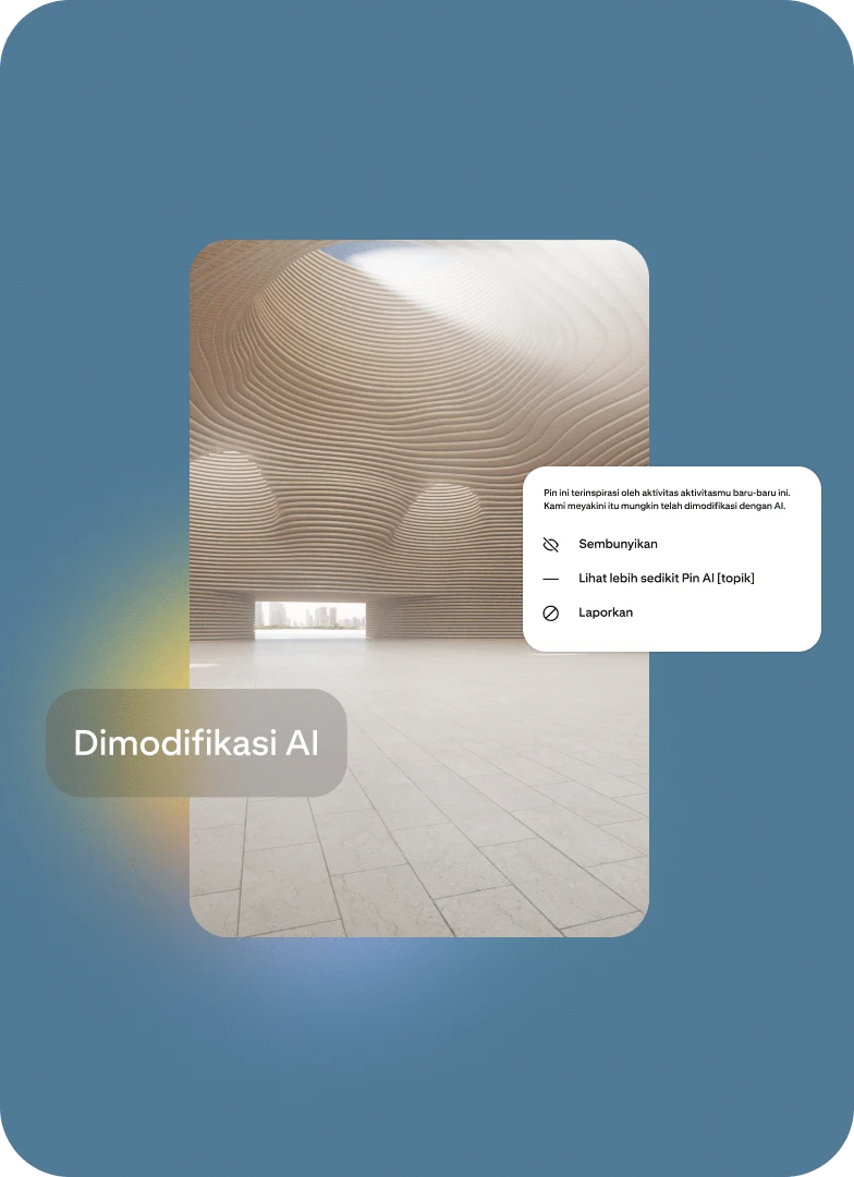 Pin dengan label Dimodifikasi AI