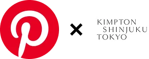 Pinterest logo and Kimpton Shinjuku Tokyo logo