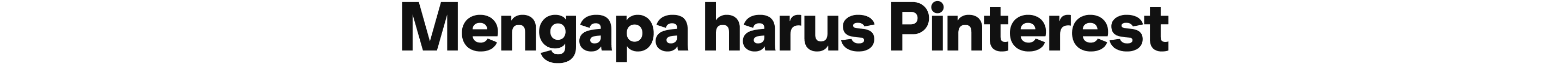 Mengapa harus Pinterest