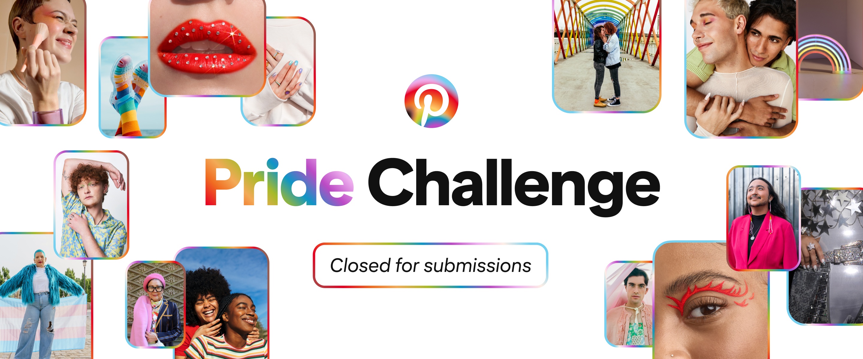 Pins showcasing authentic creative self-expression in celebration of Pride