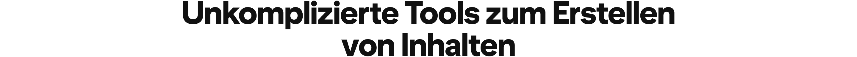 Easy tools for creating