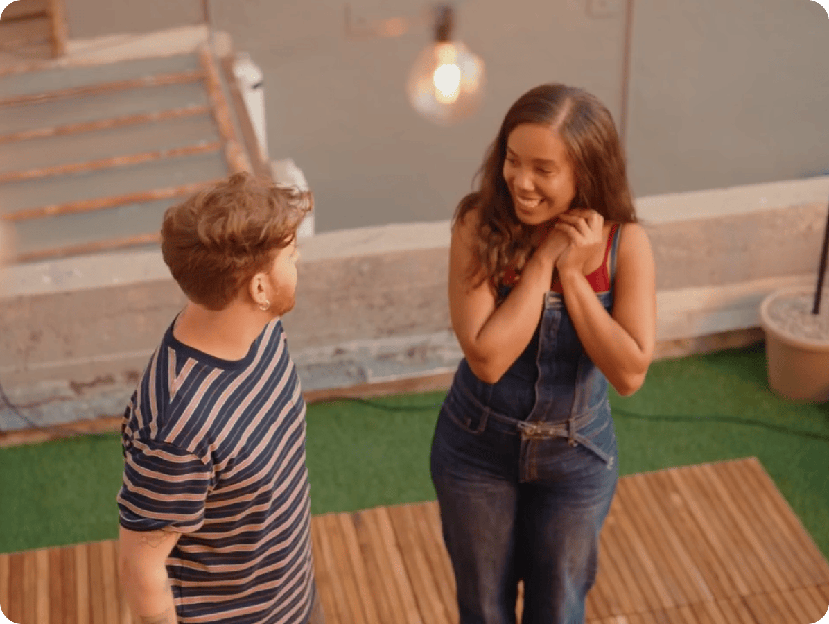 Image of a balcony makeover on the Bring My Pinterest to Life show