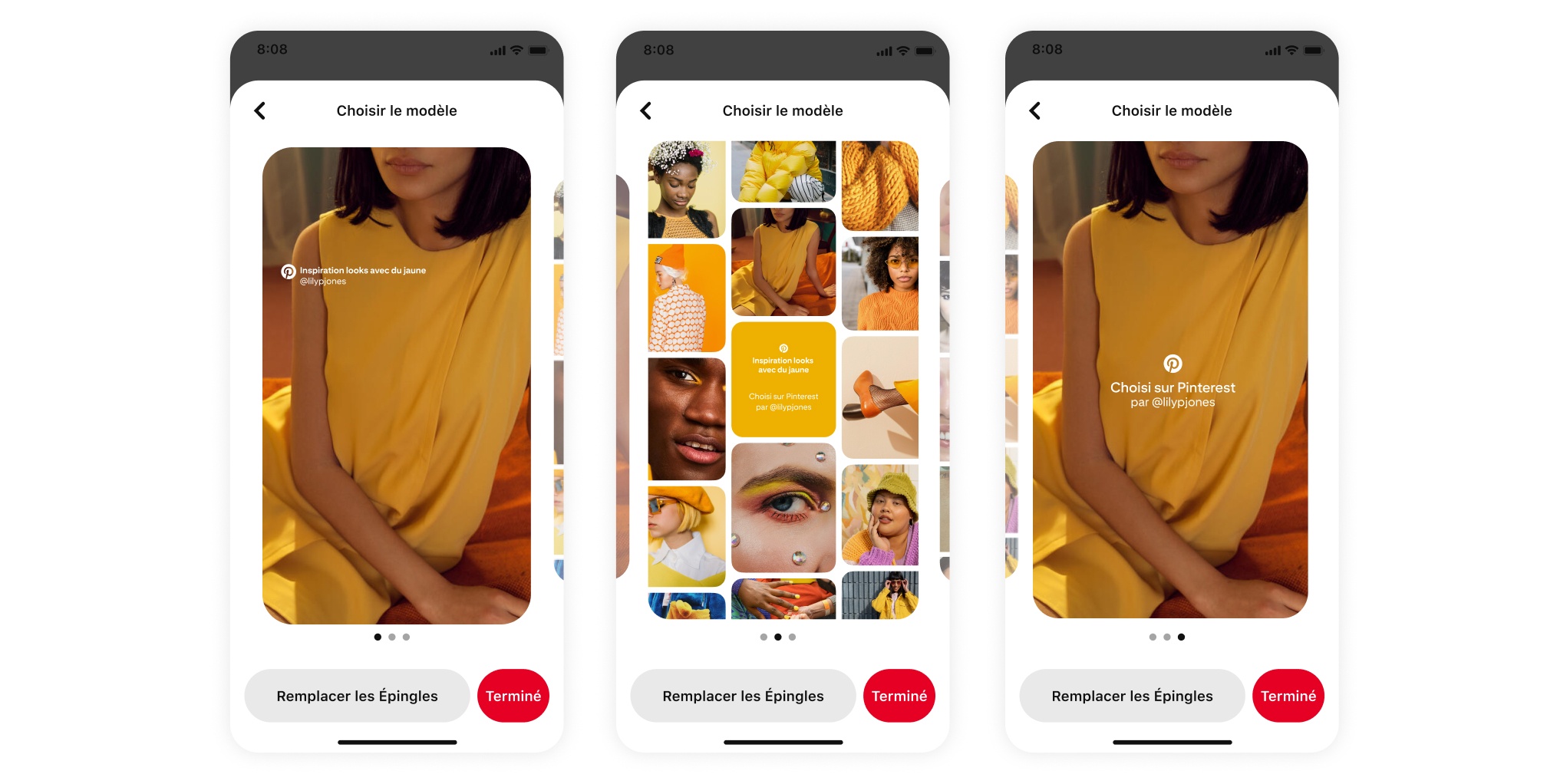 Board sharing feature showing the share on Instagram and download buttons