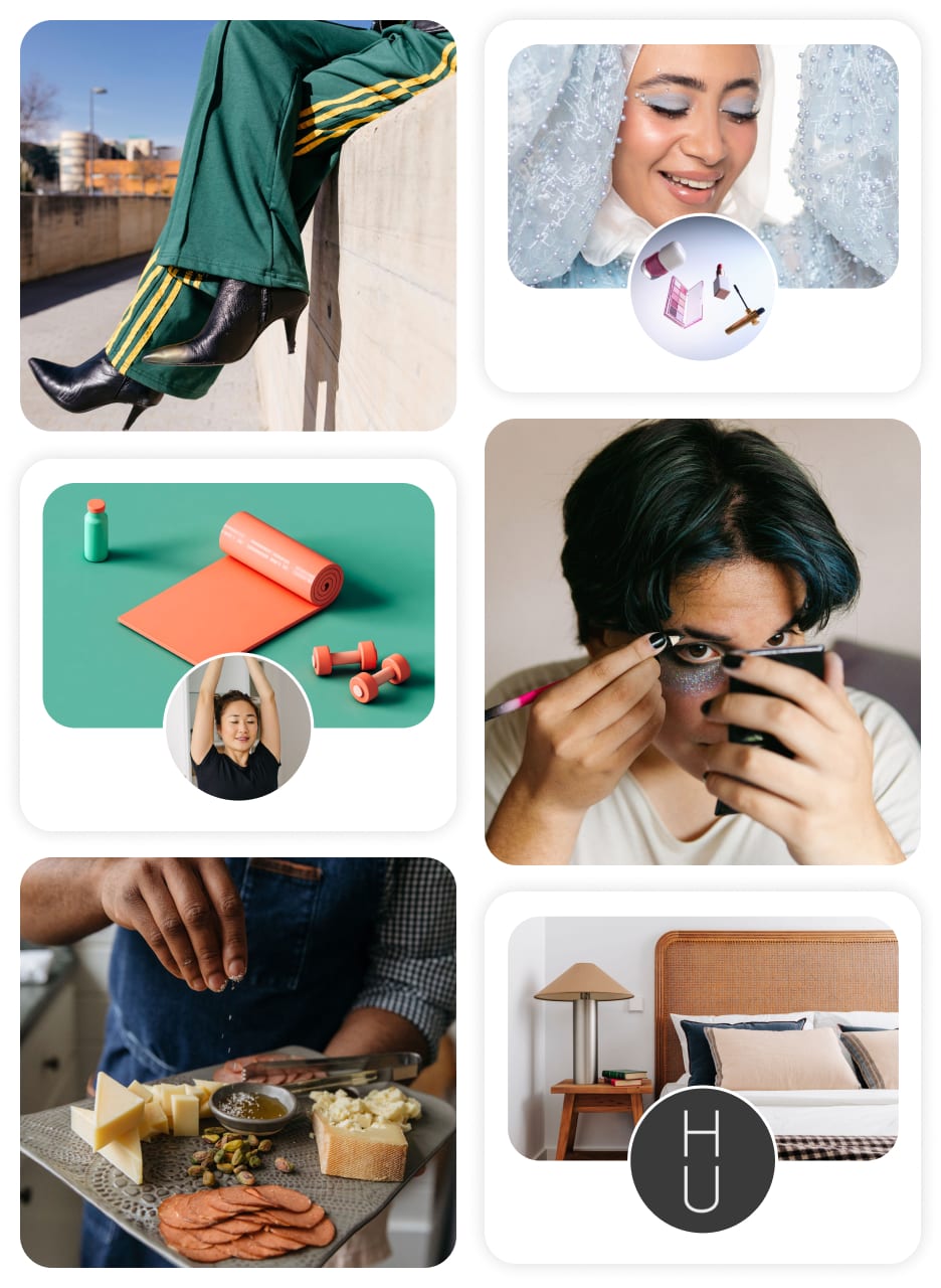 Creator and merchant Pins and profile images