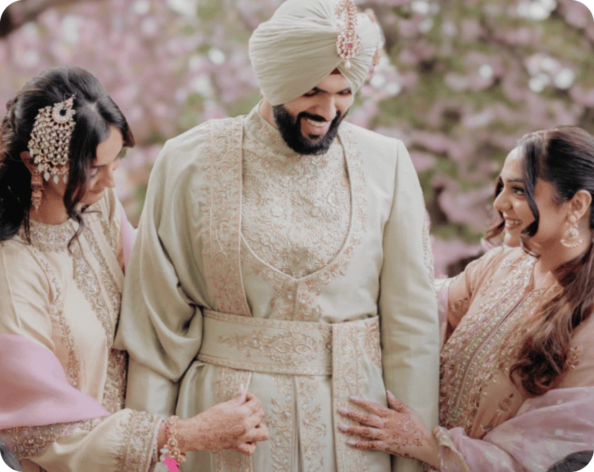 Image of a traditional Indian wedding