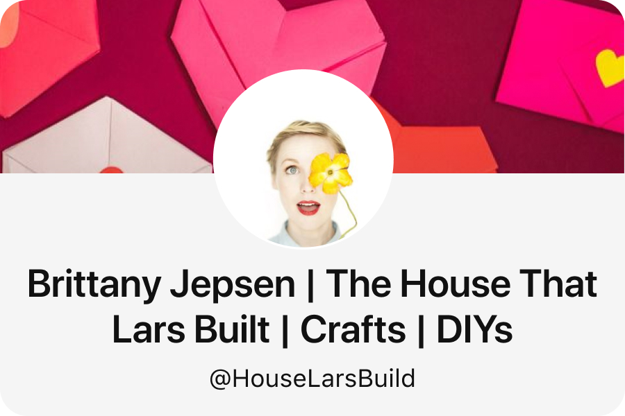 Pinterest profile of Brittany Watson Jepsen