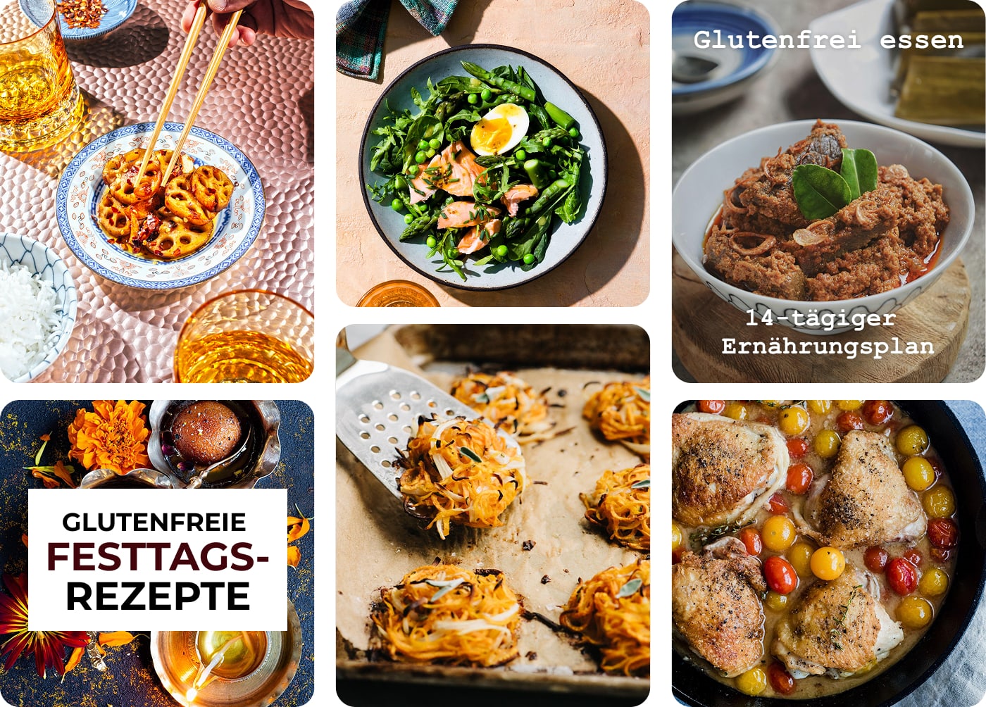 Pin-Ansammlung zum Thema Essen