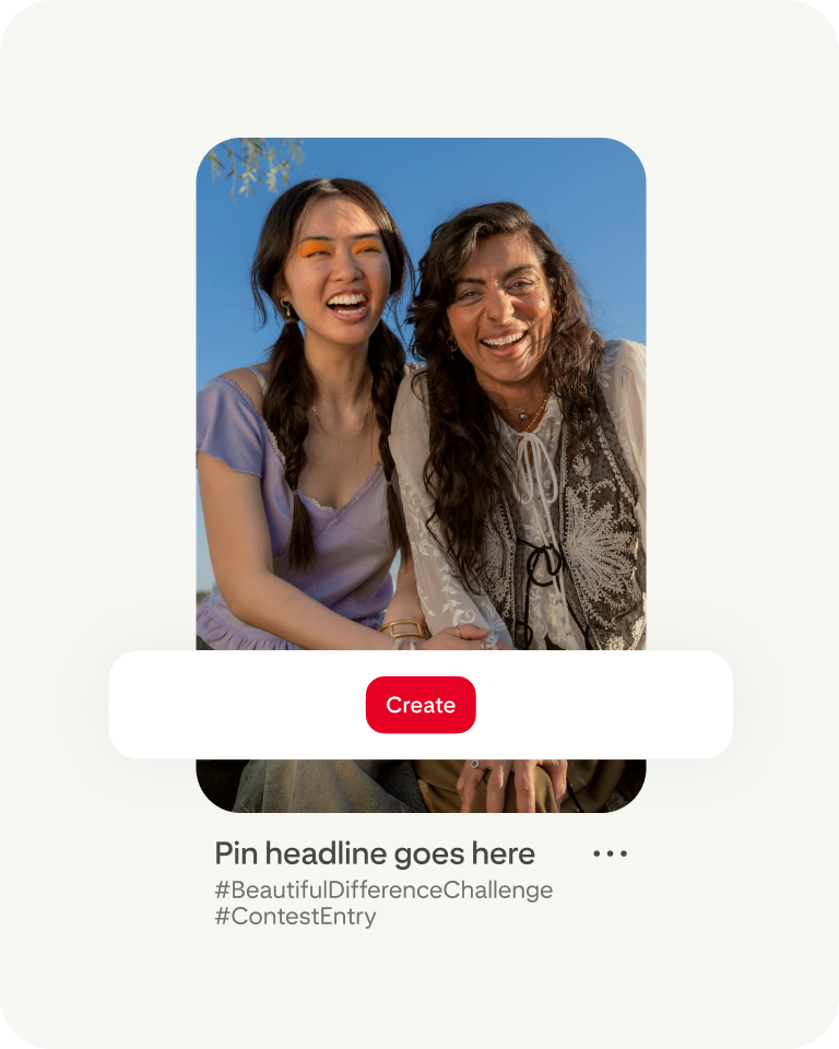Pinterest app create Pin screen