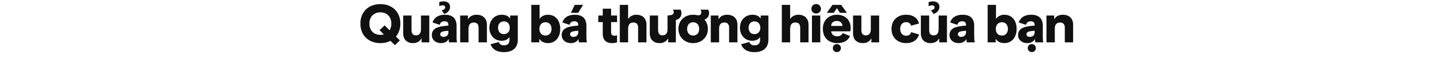 Quảng bá thương hiệu của bạn