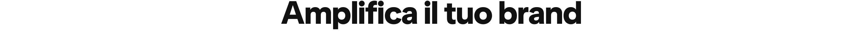 Amplify your brand