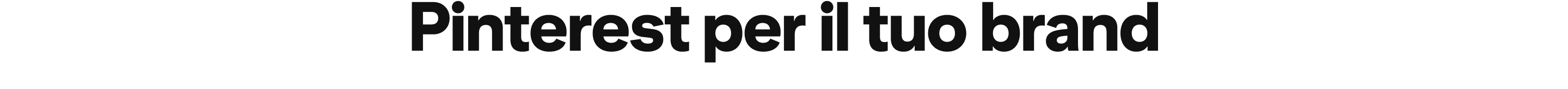 Pinterest per il tuo brand