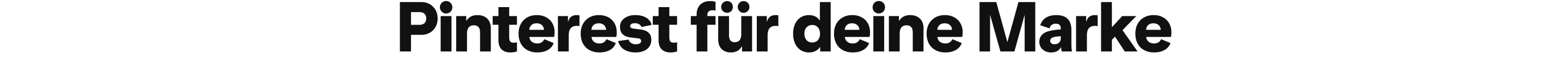Pinterest für deine Marke