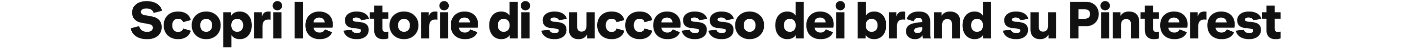 Scopri le storie di successo dei brand su Pinterest