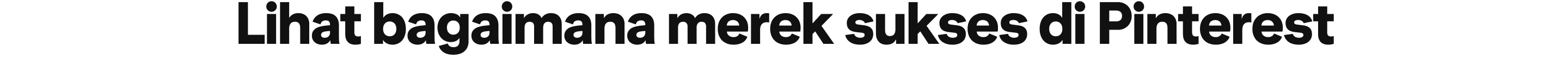 Lihat bagaimana merek sukses di Pinterest