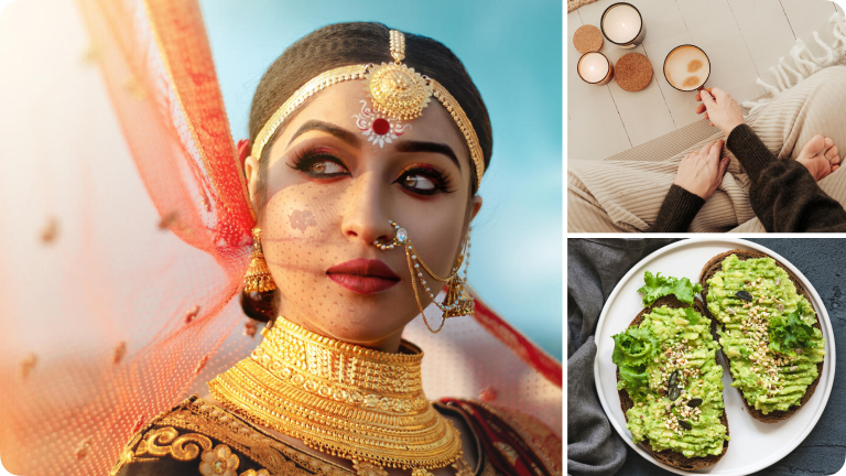 Pin board showing monthly trends