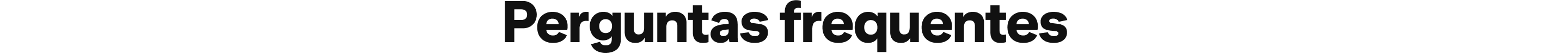 Perguntas frequentes