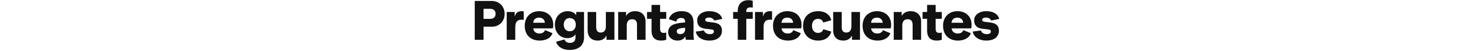 Preguntas frecuentes