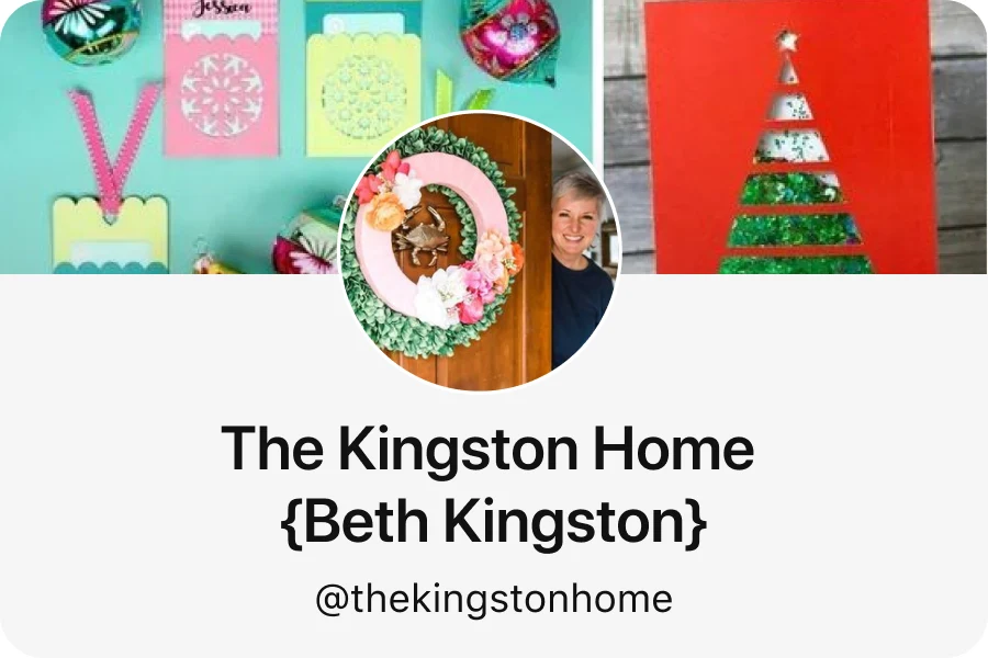 Pinterest profile of Beth Kingston
