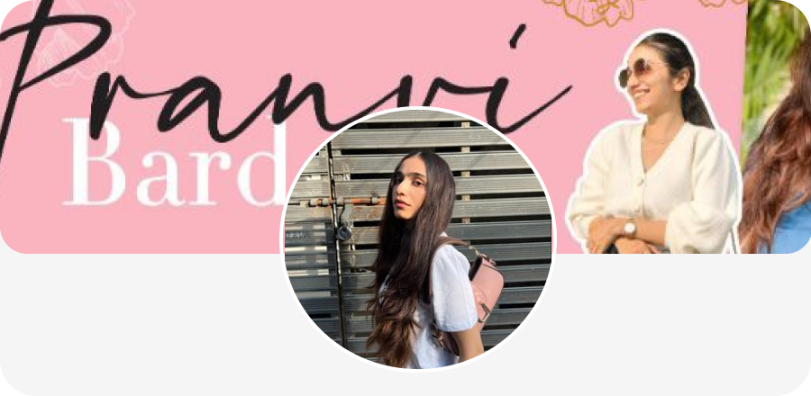 Pinterest profile of Pranvi