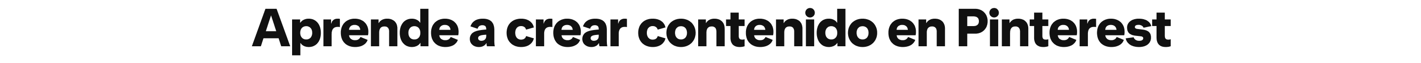 Aprende a crear contenido en Pinterest