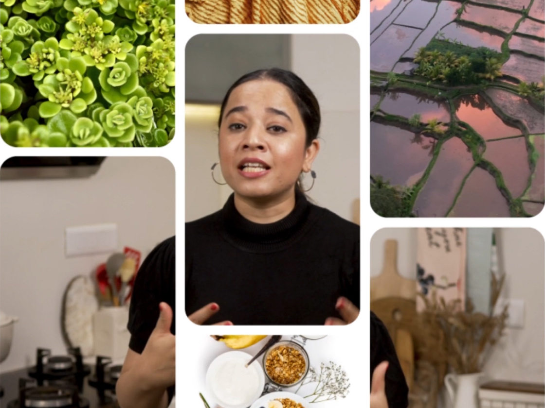 Pin grid of creator Hina Gujral