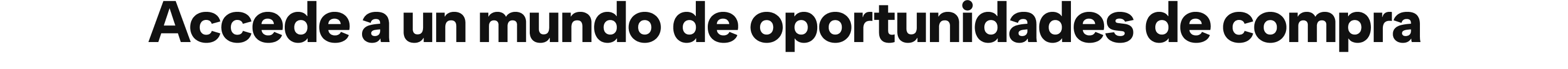 Accede a un mundo de oportunidades de compra