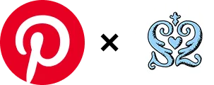 Pinterest logo and Hearts2Hearts logo