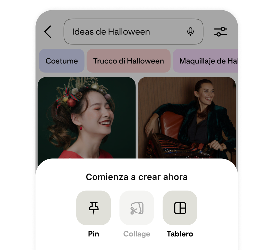 Pinterest app start creating now Pin screen
