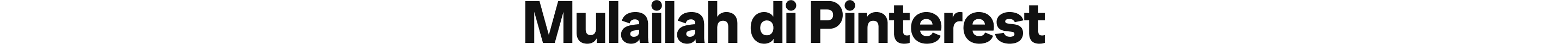 Mulailah di Pinterest