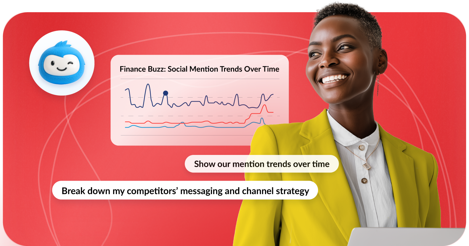 Talkwalker: Agentic AI in Marketing 2026 - marketer với AI agent trong workflow