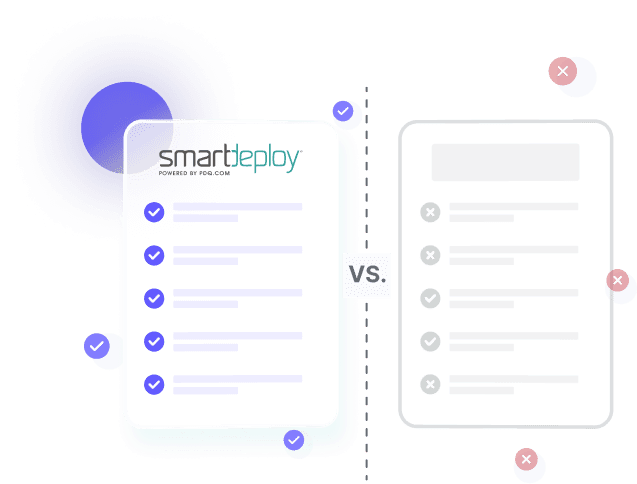 SmartDeploy versus illustration