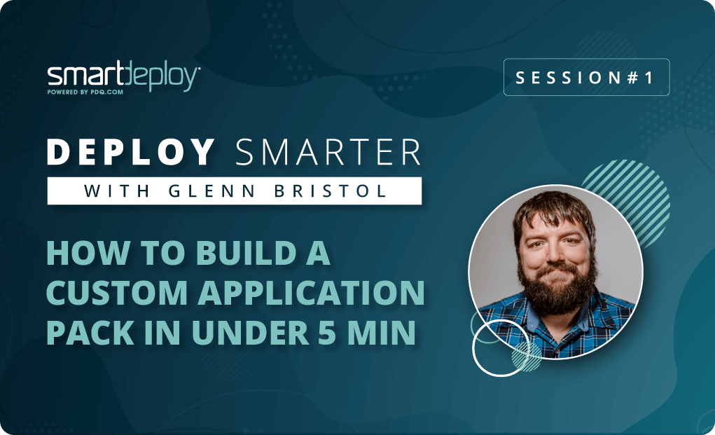 How to build a custom application pack in under 5 minutes title slide