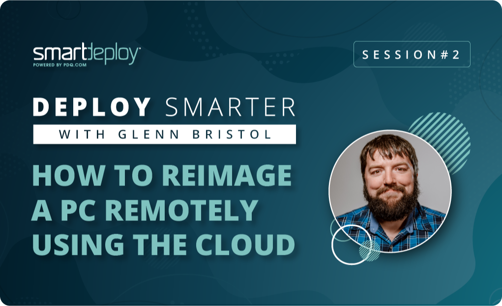 How to reimage a PC remotely using the cloud title slide