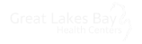 Great lakes bay Health white logo